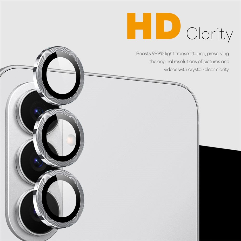 Samsung Galaxy S26 NORTHJO Kameralinsskydd - Metall & Glas - Silver