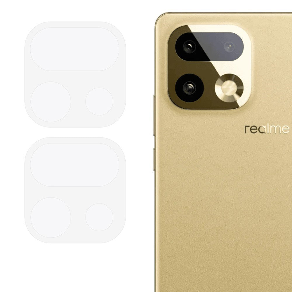 Realme 16 Pro+ Kameralinsskydd - Glas - 2 st. - Genomskinlig