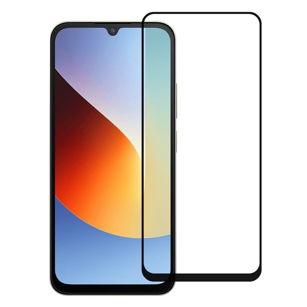 Xiaomi Redmi A7 Pro Skärmskydd Glas - Genomskinlig / Svart Kant