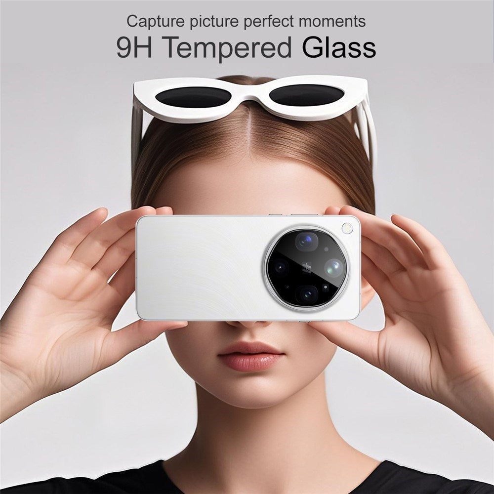 OPPO Find X9 Pro Ultra IMAK Kameralinsskyddsglas - Genomskinlig / Svart