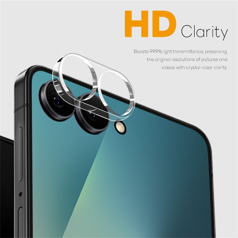 Samsung Galaxy Z Flip8 NORTHJO Härdat Kameralinsglas - 2 st. - Genomskinlig