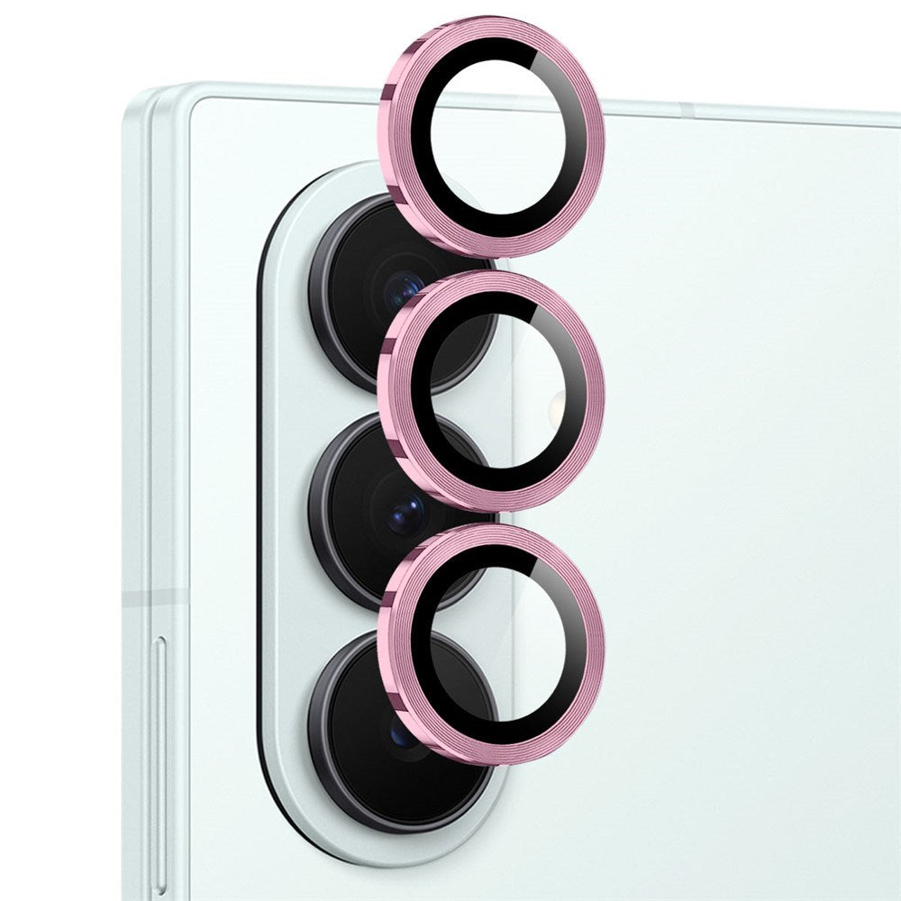 Samsung Galaxy Z Fold8 Ultra NORTHJO Kameralinsskydd - Metall & Glas - Rosa