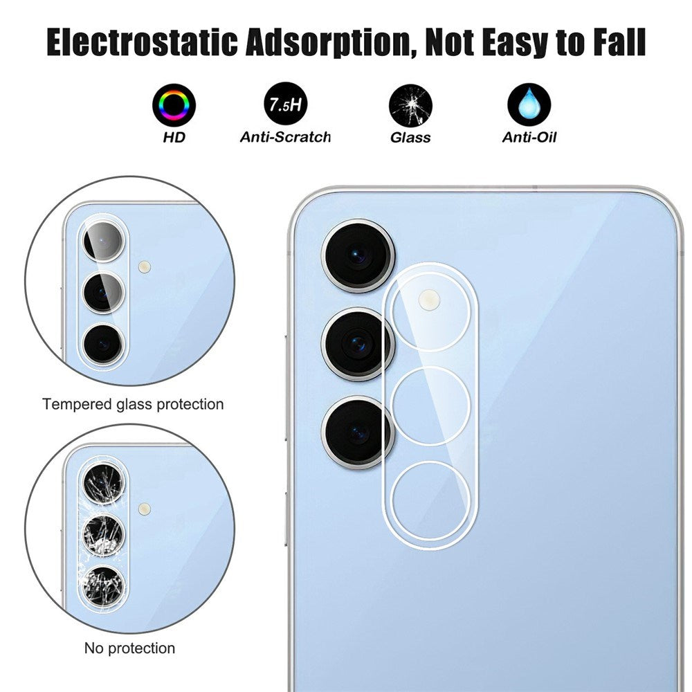 Samsung Galaxy S26 FE Skyddsglas för kameraobjektiv - Genomskinlig