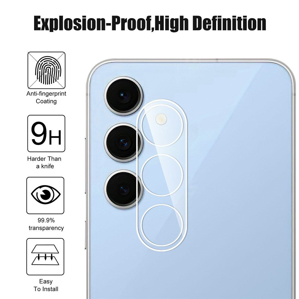 Samsung Galaxy S26 FE Skyddsglas för kameraobjektiv - Genomskinlig