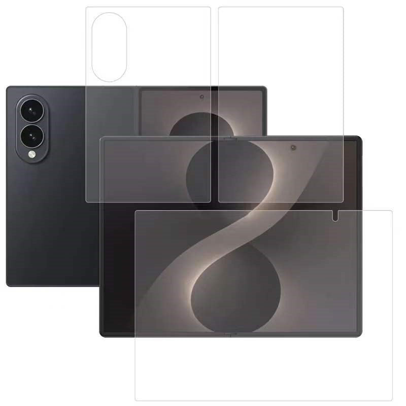 Samsung Galaxy Z Fold8 3-Delat Skärmskyddsfilm - Genomskinlig