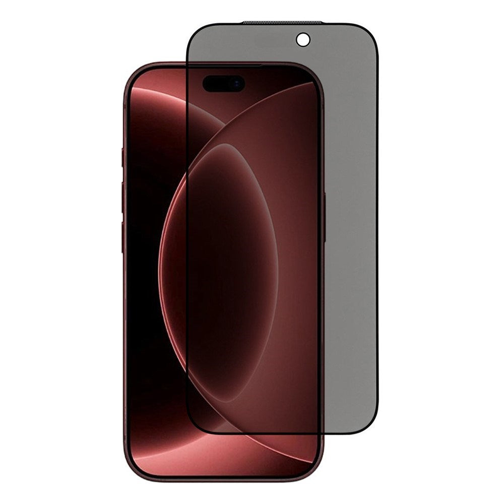iPhone 18 Pro 2,5D Arc Edge Härdat Glas Skärmskydd - Privacy - Transparent