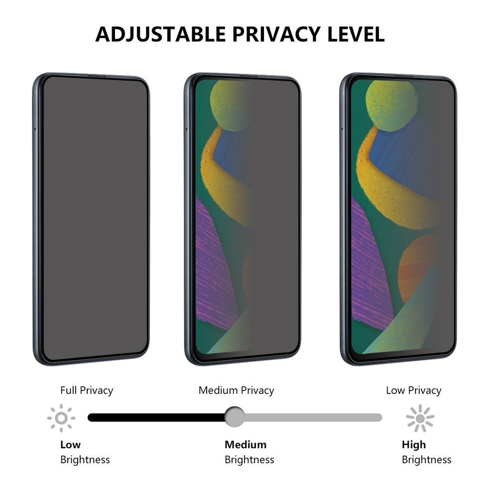 iPhone 18 Pro 2,5D Arc Edge Härdat Glas Skärmskydd - Privacy - Transparent