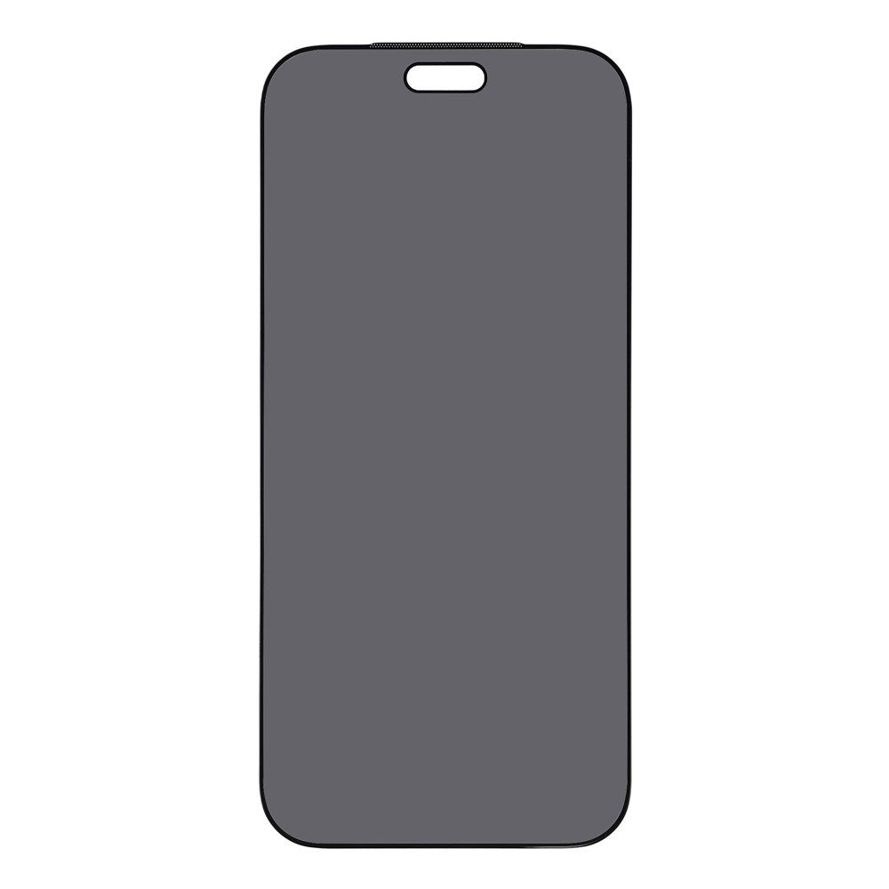 iPhone 18 Pro Privacy Skærmbeskyttelse - Härdat Glas med Silk Print - Transparent