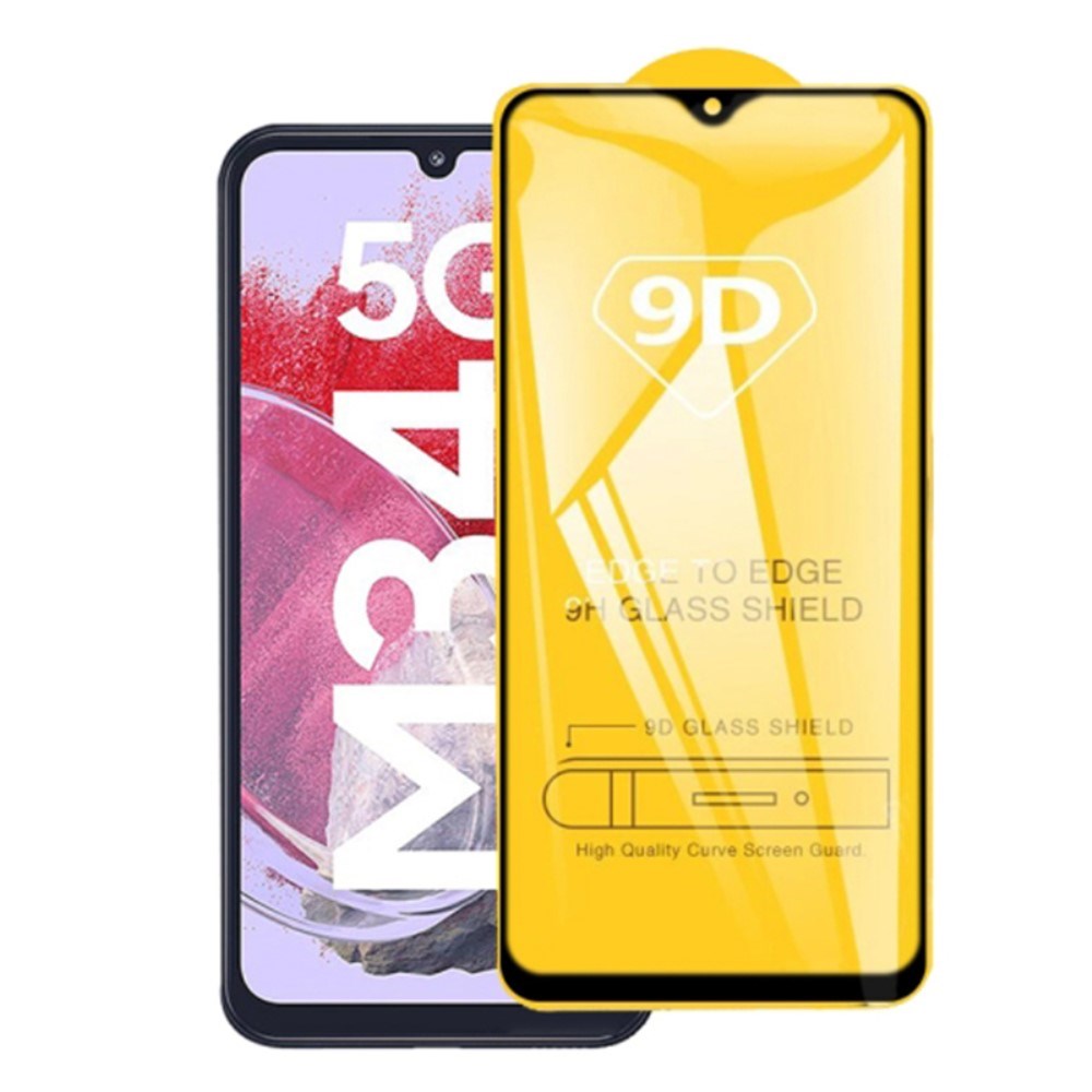 Samsung Galaxy M34 (5G) / F34 (5G) Skärmskydd i Glas - Full Fit - Svart Kant