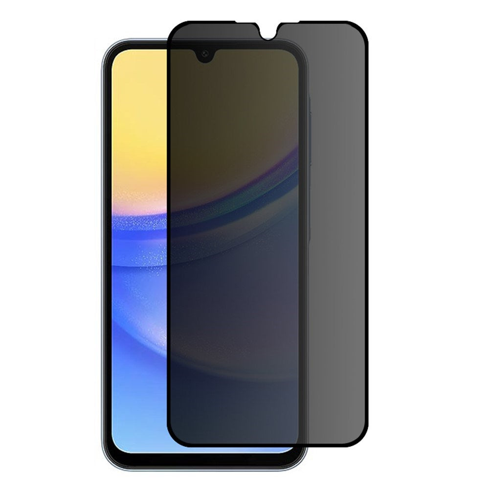Samsung Galaxy A15 / A15 (5G) Skärmskydd i Härdat Glas med Sekretessfunktion - Genomskinlig