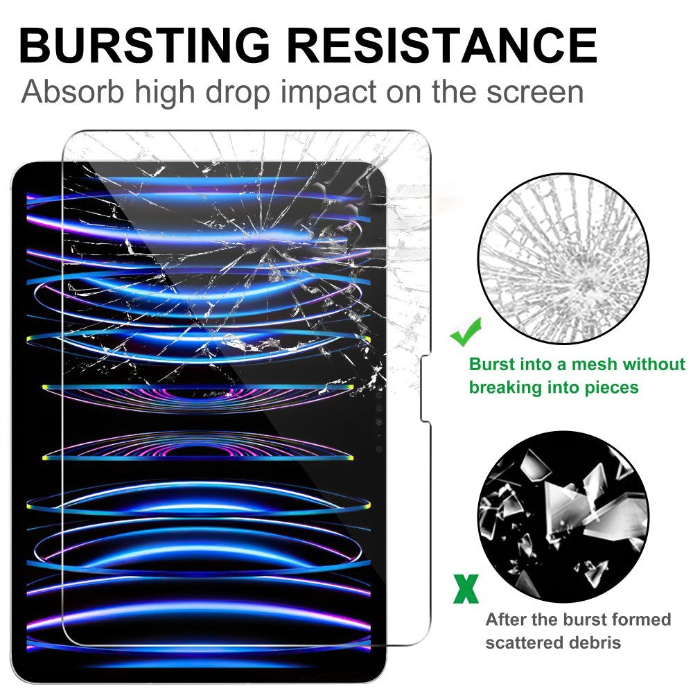 iPad Pro 11" (2025 / 2024) Arc Edge Skärmskydd - Genomskinlig