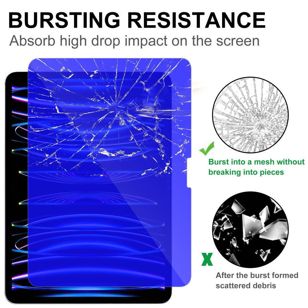 iPad Pro 11" (2025 / 2024) Glas Skärmskydd m. Anti Blue Light - Genomskinlig
