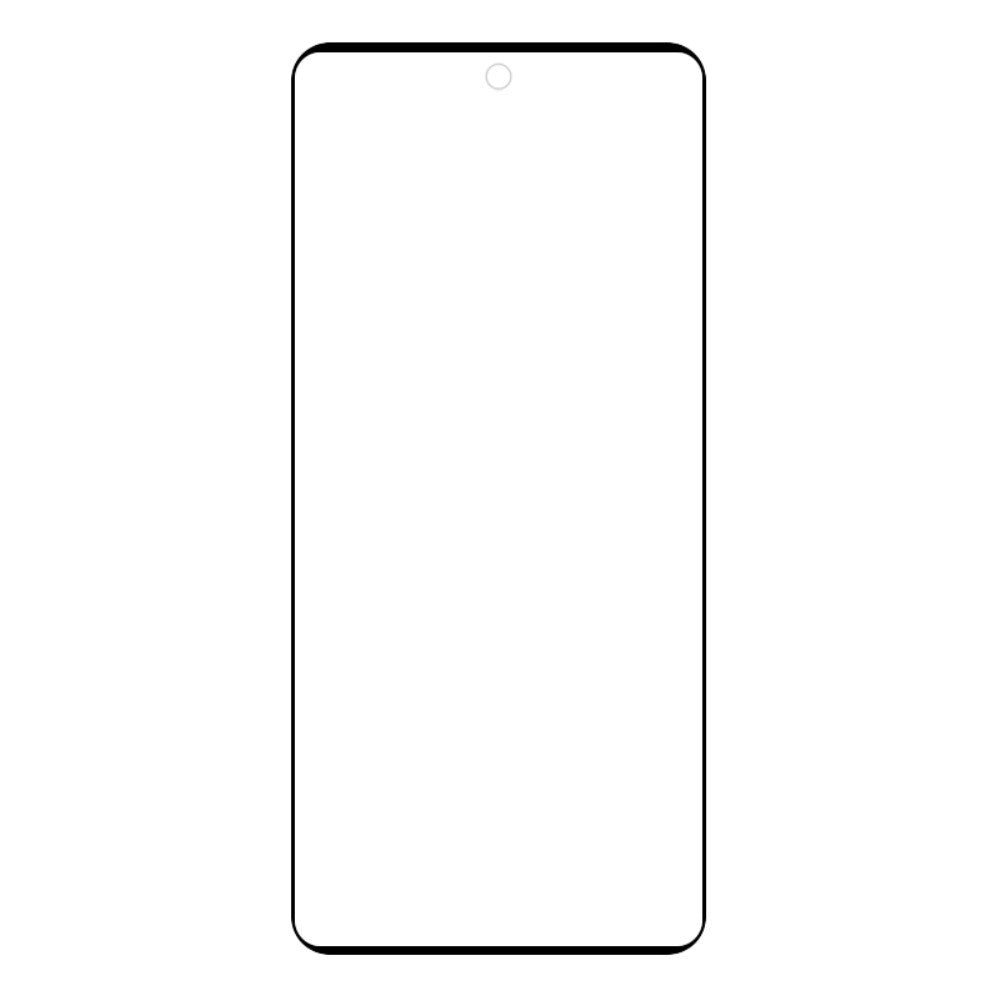 Motorola Edge 50 Pro Full Fit Skärmskydd i Härdat Glas - Svart Kant