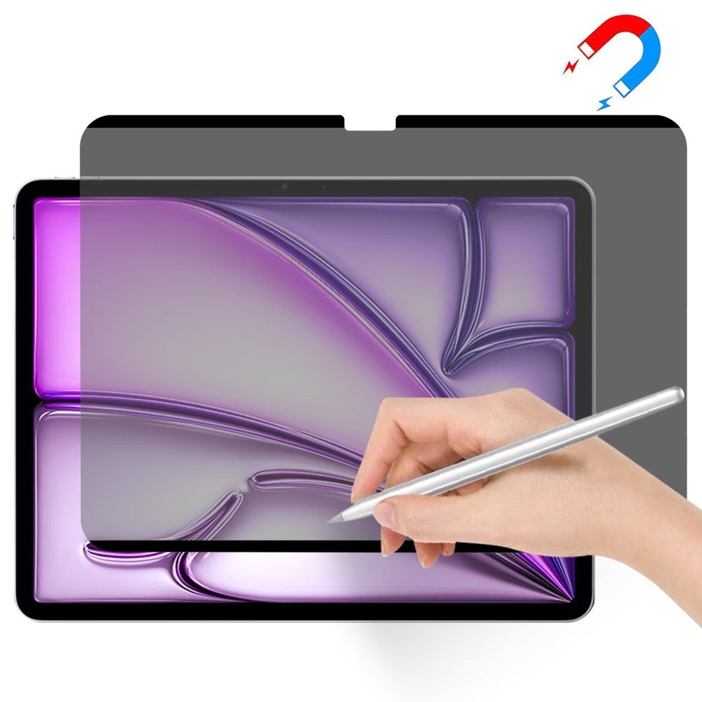 iPad Air 13" (2025 / 2024) PET Magnetisk Skyddsfilm med Pappersstruktur med Privacy