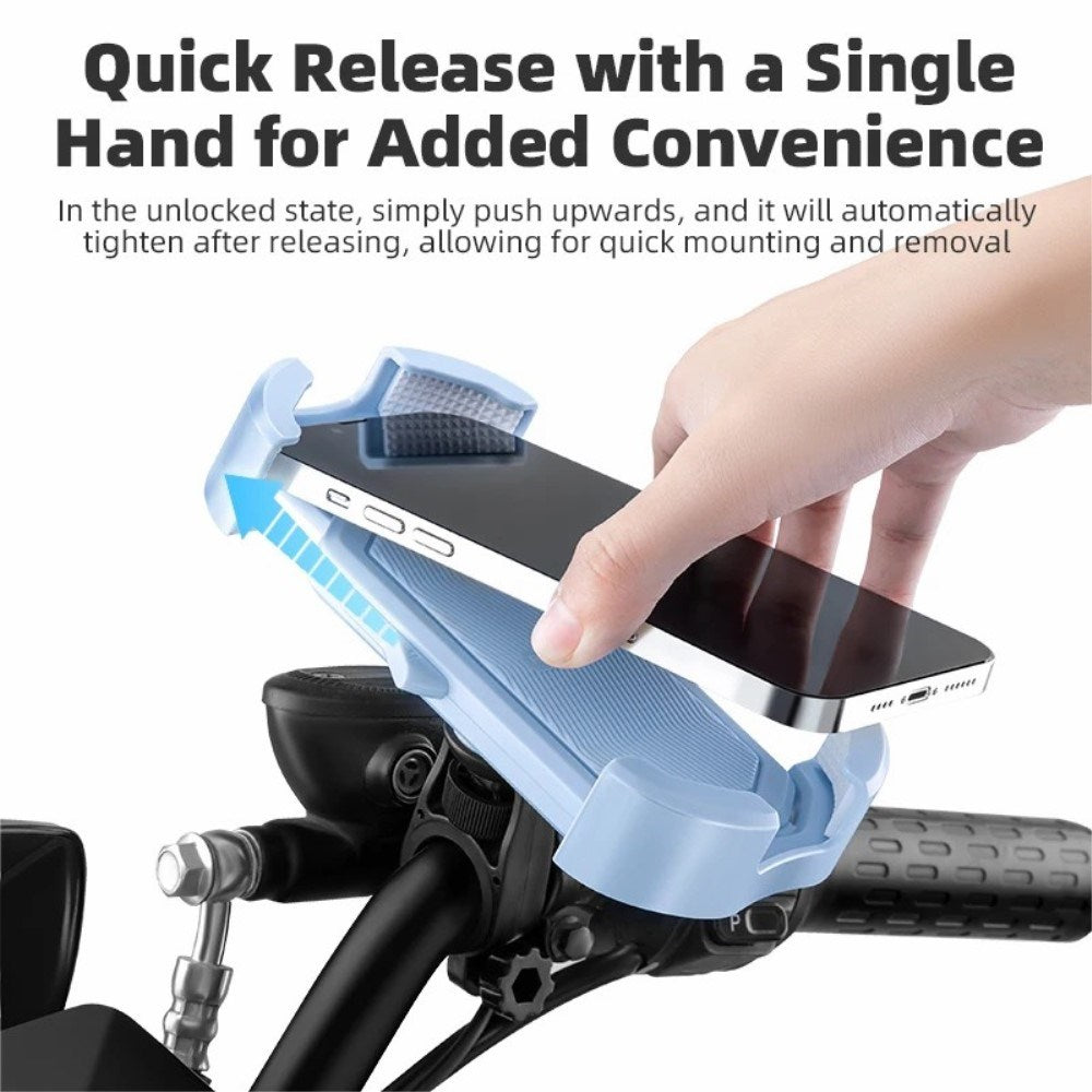 Mobiltelefonhållare för Cykel (Max. Mobil: 170 mm) - Cykelstyre - Svart