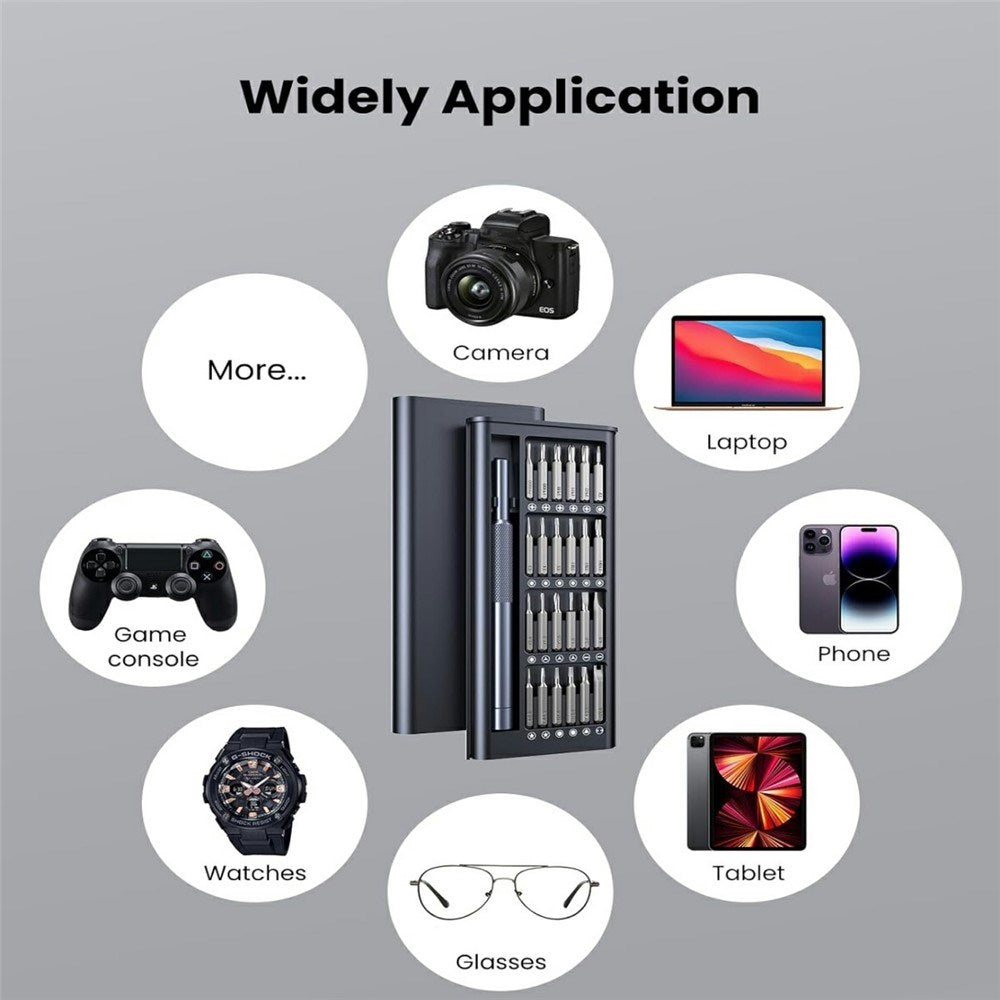 AXTH 38-i-1 Multifunktionellt Skruvmejselset - Svart / Gul