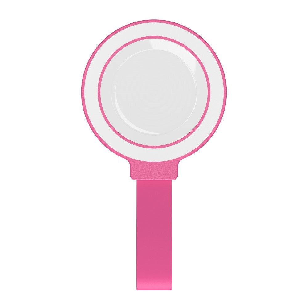 Silikon Sugkopp Mobilhållare med Rem - MagSafe Kompatibel - Pink