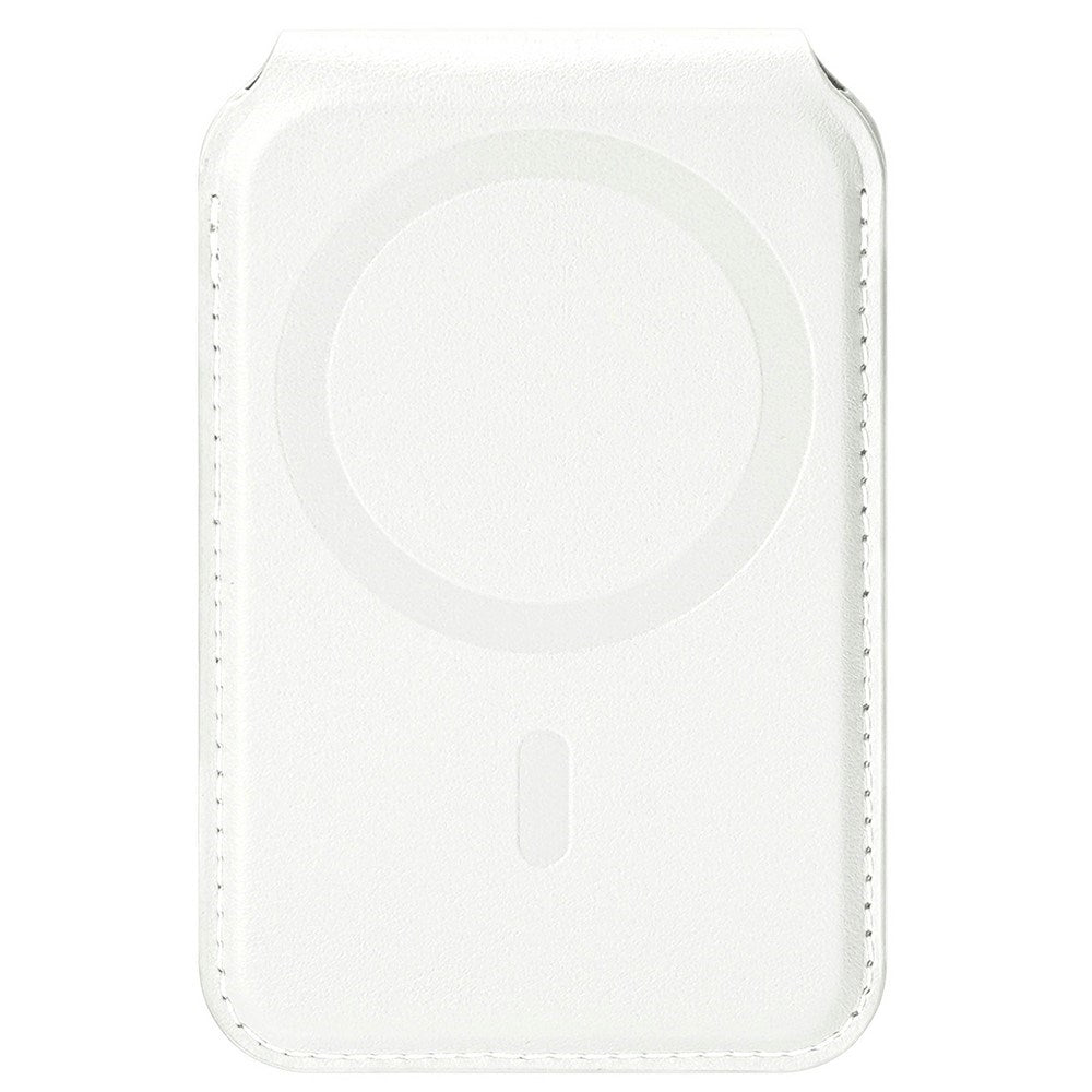 DUX DUCIS Magnetisk Korthållare för 5 Kort med Stativfunktion - MagSafe Kompatibel - Vit / Grön