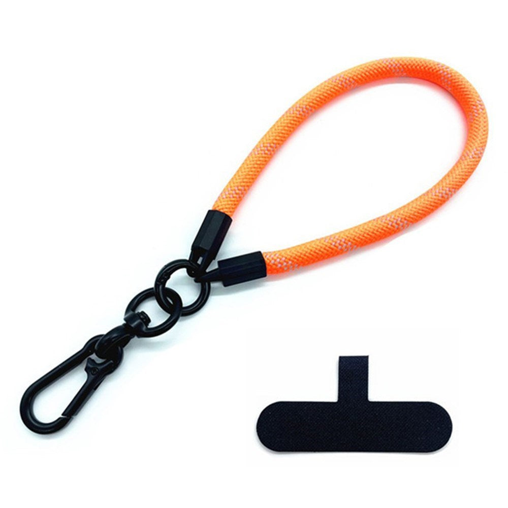 Polyester Handledsrem m. Insticksplatta - 30cm - Orange