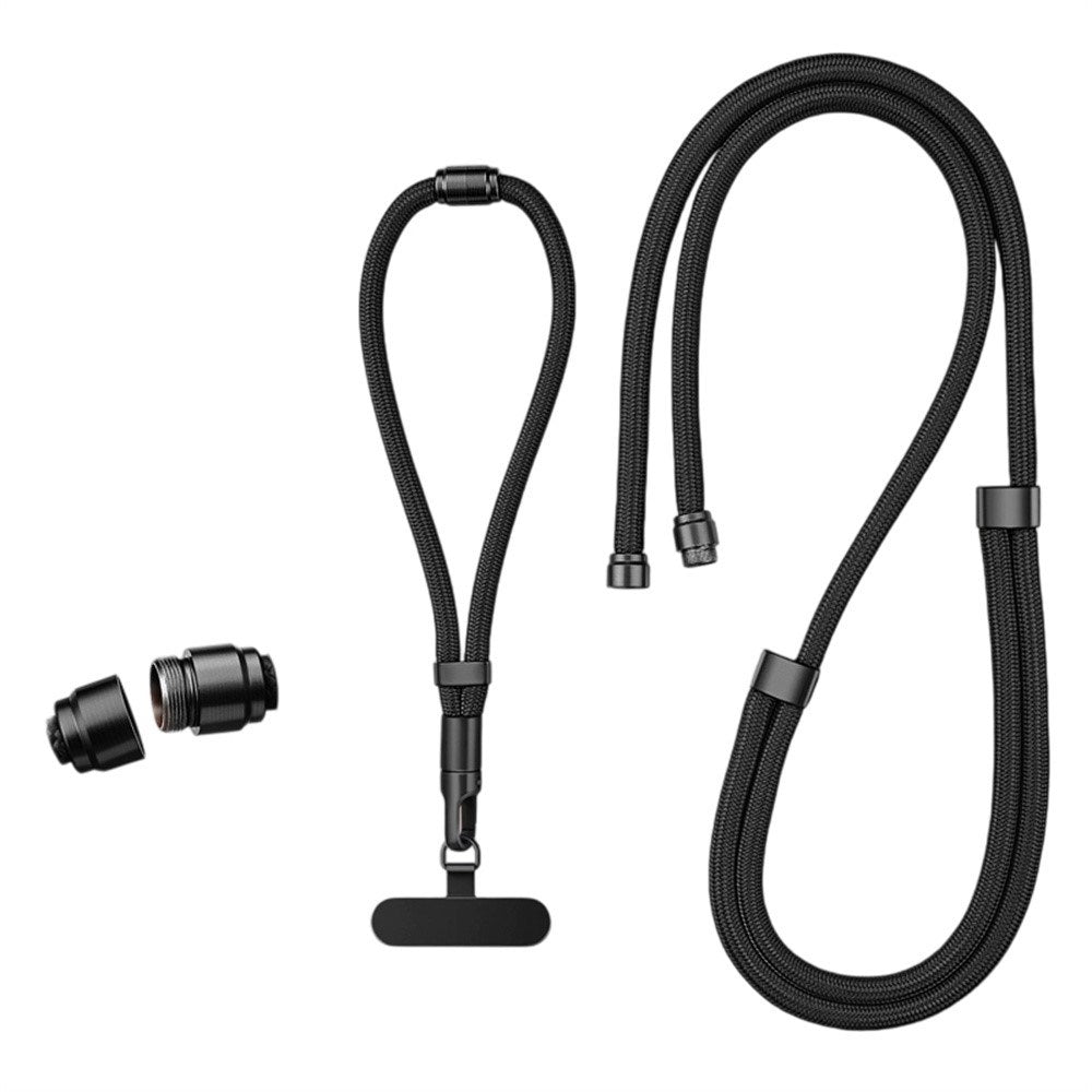 3-i-1 Nylonrem för Mobil - 150cm / 50cm - Svart