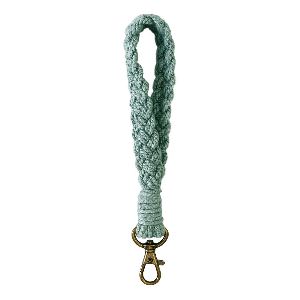Nyckelband / Handledsrem 18cm - Textil - Ljusblå