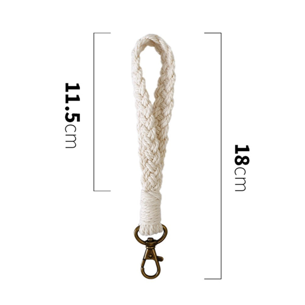 Nyckelband / Handledsrem 18cm - Textil - Ljusblå