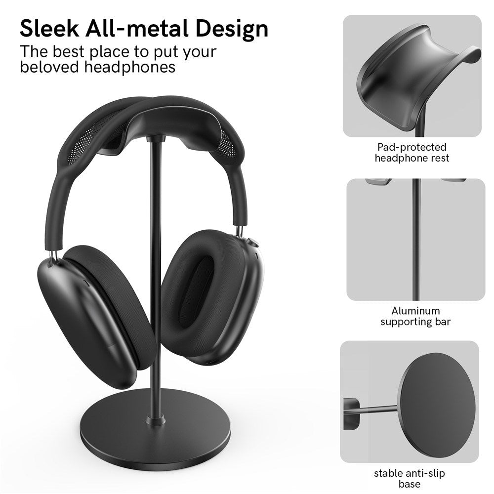 AirPods Max / Max 2 Halkfritt Stativ - Svart