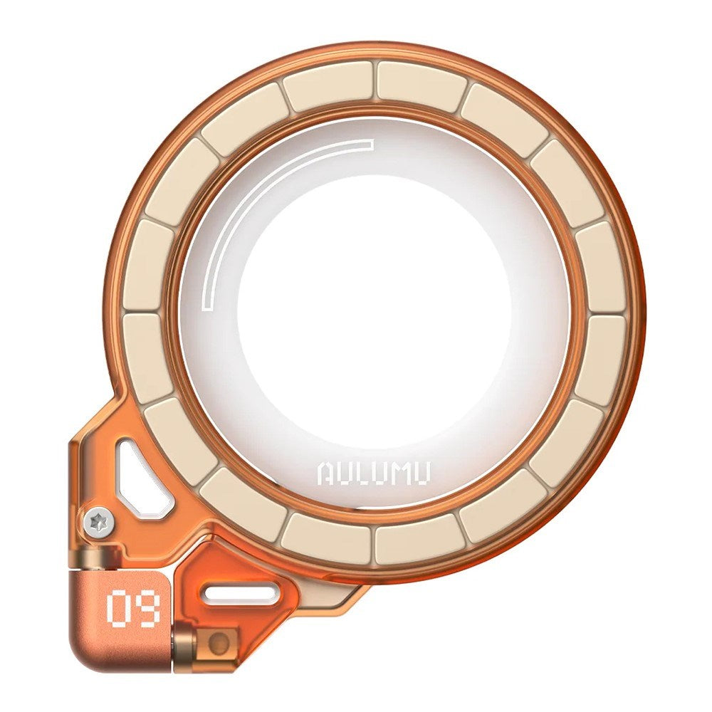 AULUMU Magnetisk 360° Roterande Mobilhållare med Z-Axel - MagSafe Kompatibel - Orange