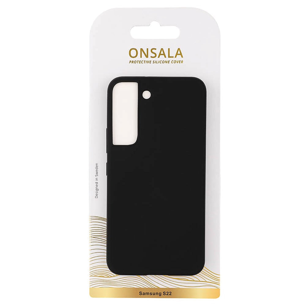 Samsung Galaxy S22 Onsala Collection Liquid Silikon Skal - Svart