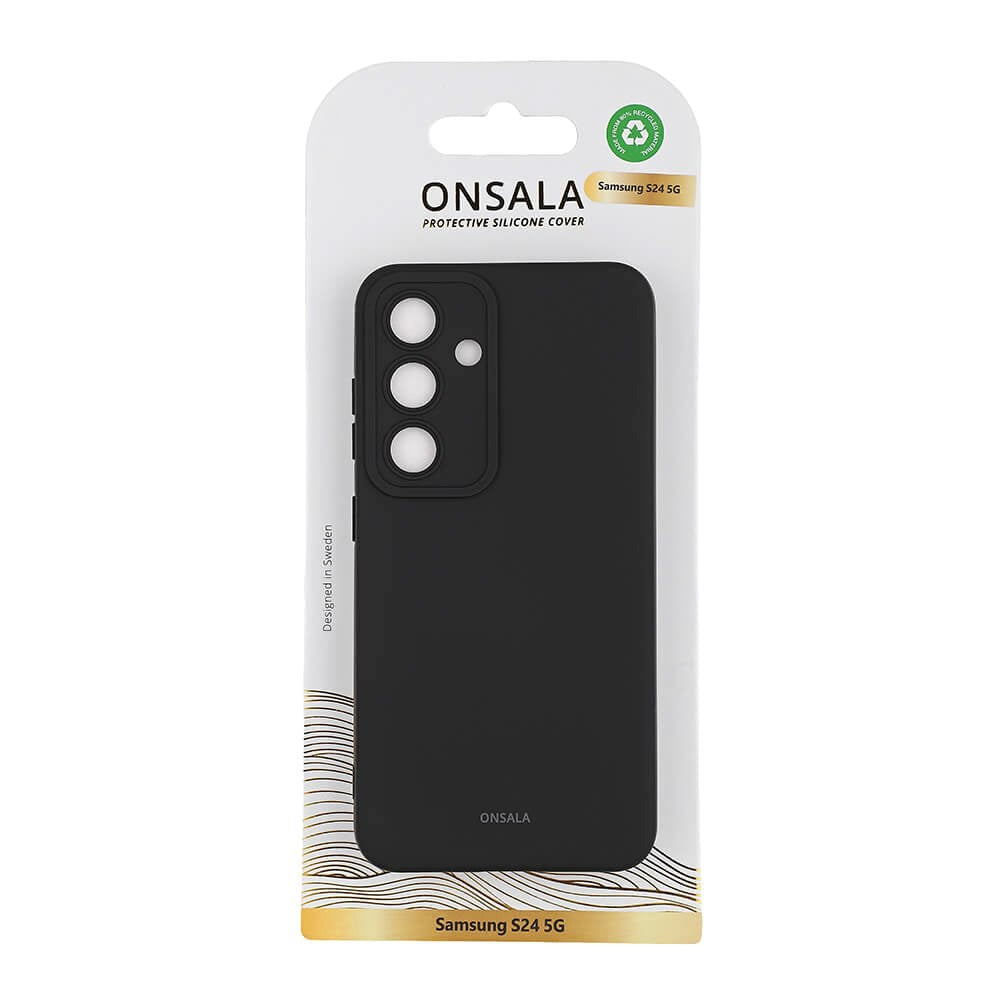 Samsung Galaxy S24 Onsala Skal Slikon - Black