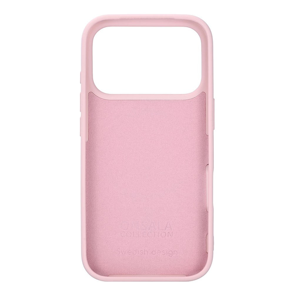 iPhone 17 Pro Onsala Silikon Skal - Chalk Pink