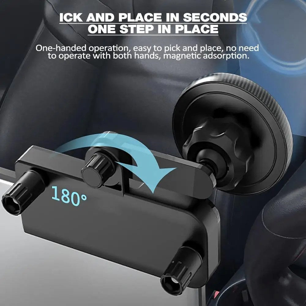 Mobilhållare till Skärm för Tesla Model 3 / Y (2020-22) med Magnet - MagSafe Kompatibel - Svart