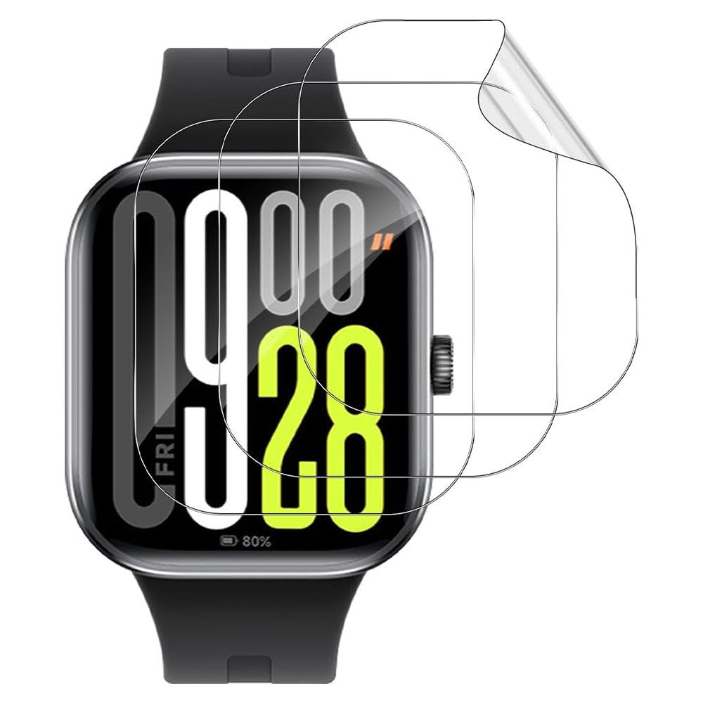 Xiaomi Redmi Watch 5 Skärmskyddsfilm - 3 st. - Genomskinlig