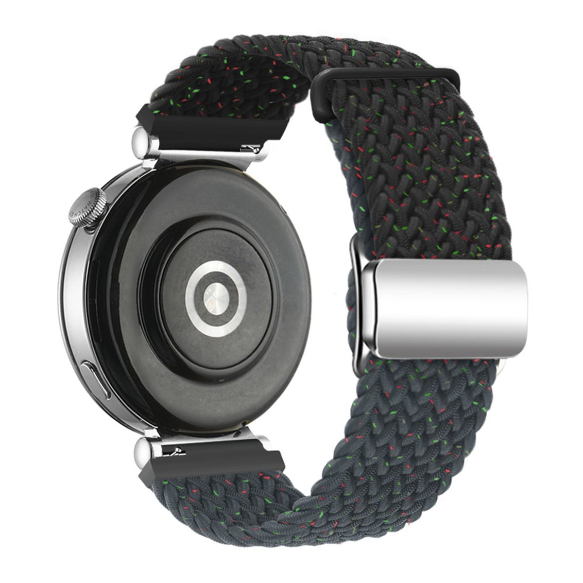 Universal 18mm EIDERWOOD Vävd Klockrem - Svart / Blå