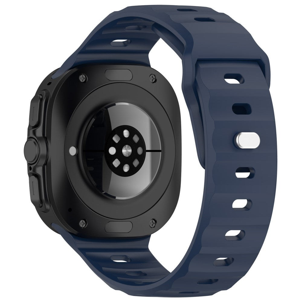 EIDERWOOD Samsung Galaxy Watch Ultra (47mm) Silikonarmband med Spänne - Mörkblå