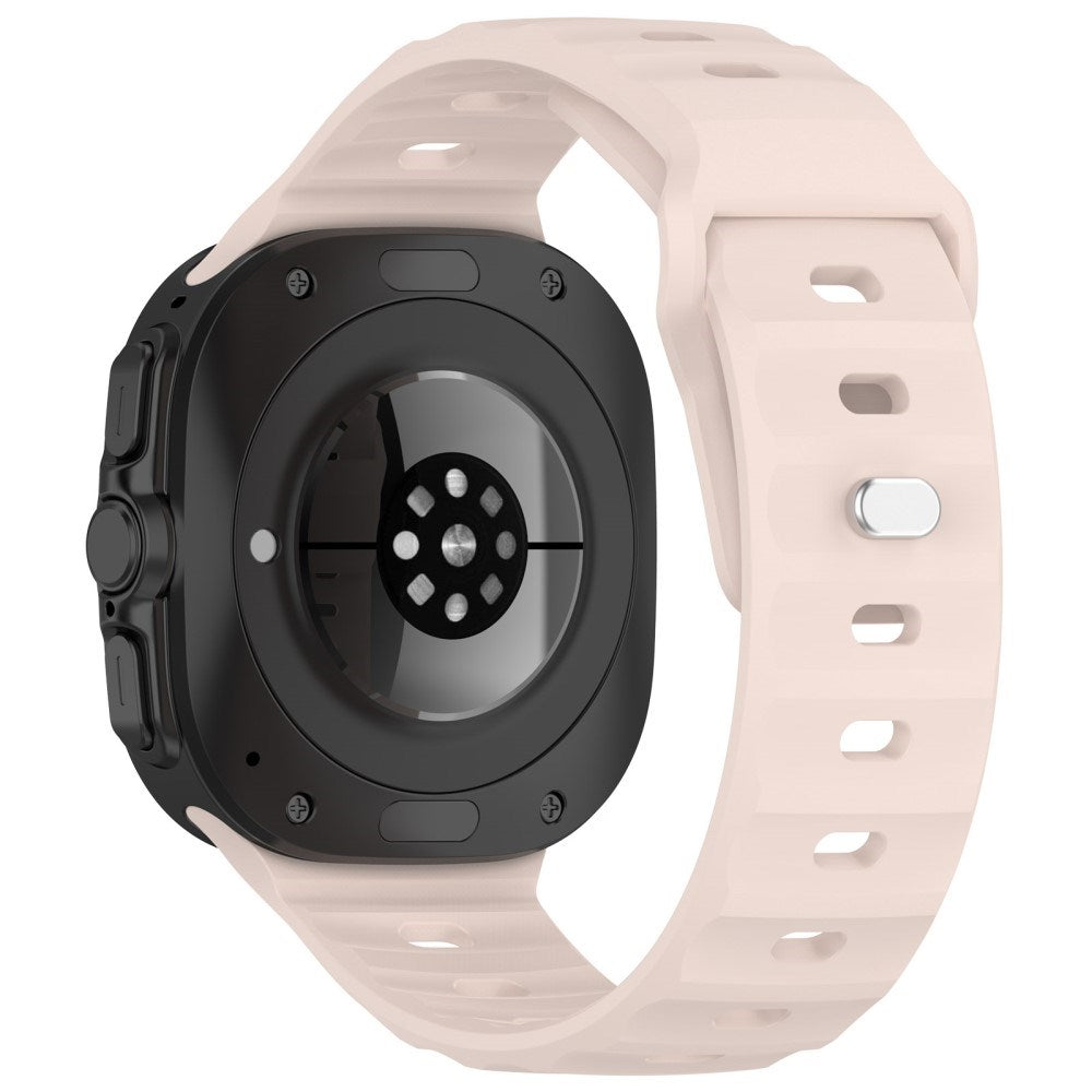 EIDERWOOD Samsung Galaxy Watch Ultra (47mm) Silikonarmband med Spänne - Rosa