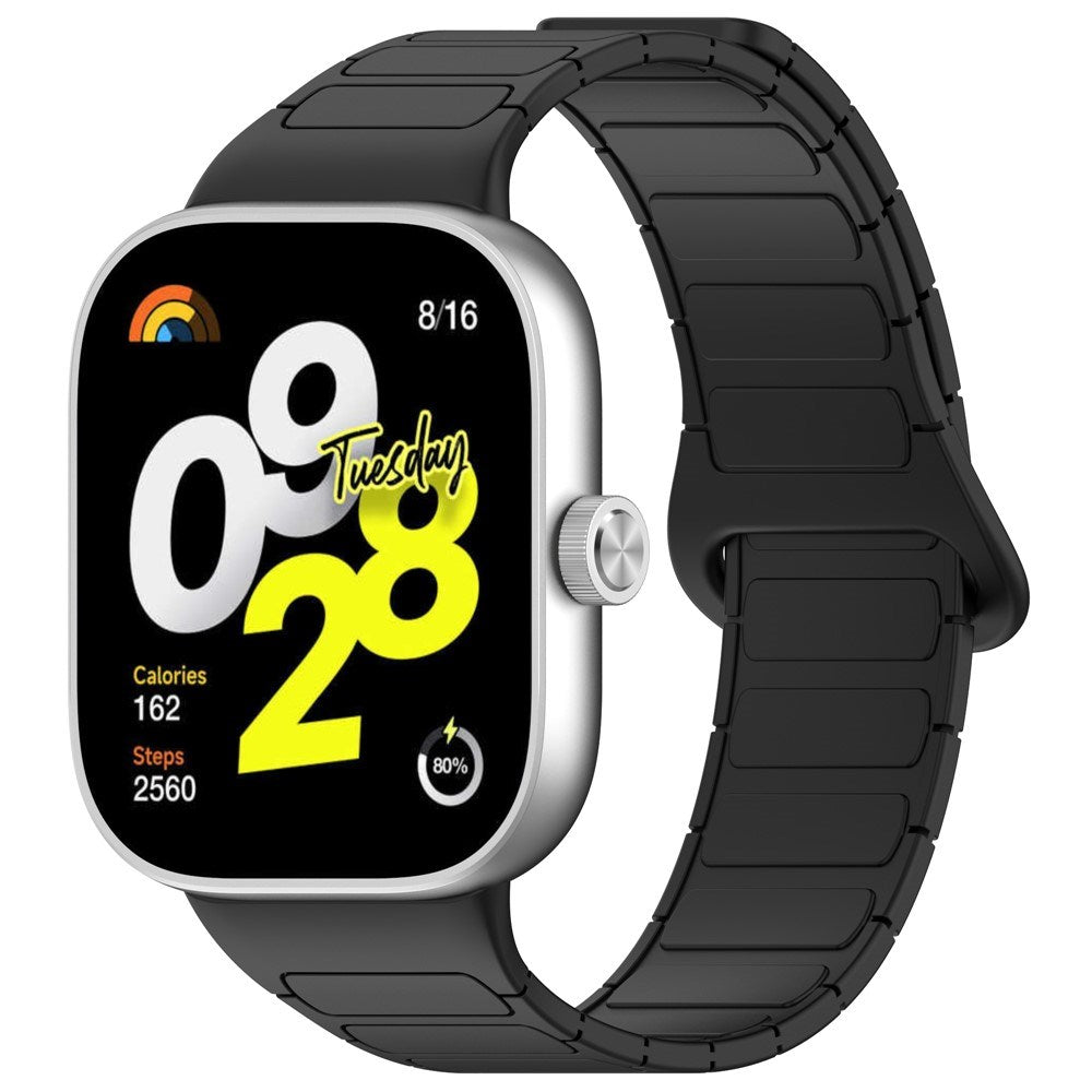 Xiaomi Smart Band 10 Pro / 9 Pro / 8 Pro Tvåfärgad Magnetisk Flexibel Plast Rem - Svart