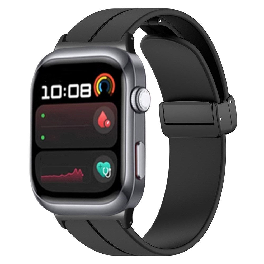Huawei Watch D2 (48mm) EIDERWOOD Magnetisk Silikon Rem – Svart