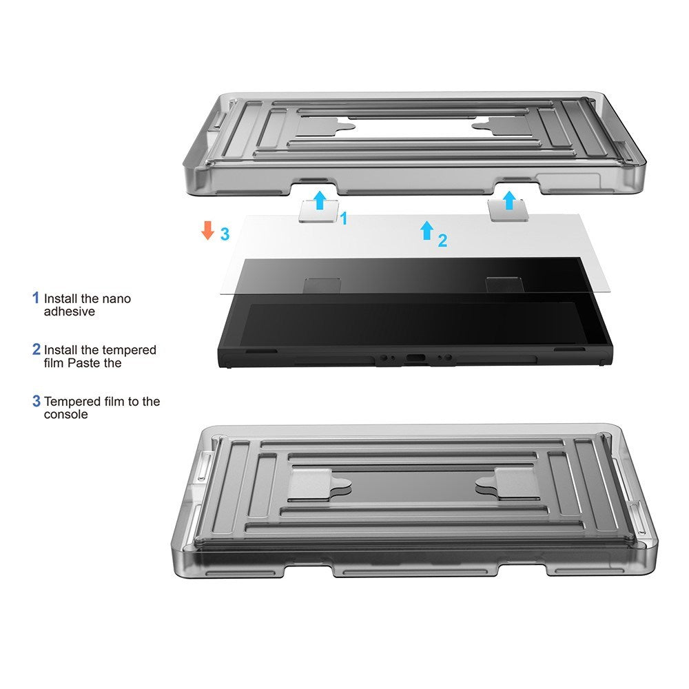 Nintendo Switch 2 Skärmskydd i Härdat Glas - 2 Stk. - Genomskinlig