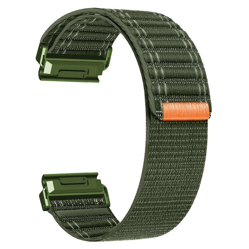 Universal Garmin 22mm QuickFit EIDERWOOD Nylon Loop Klockarmband - Grön