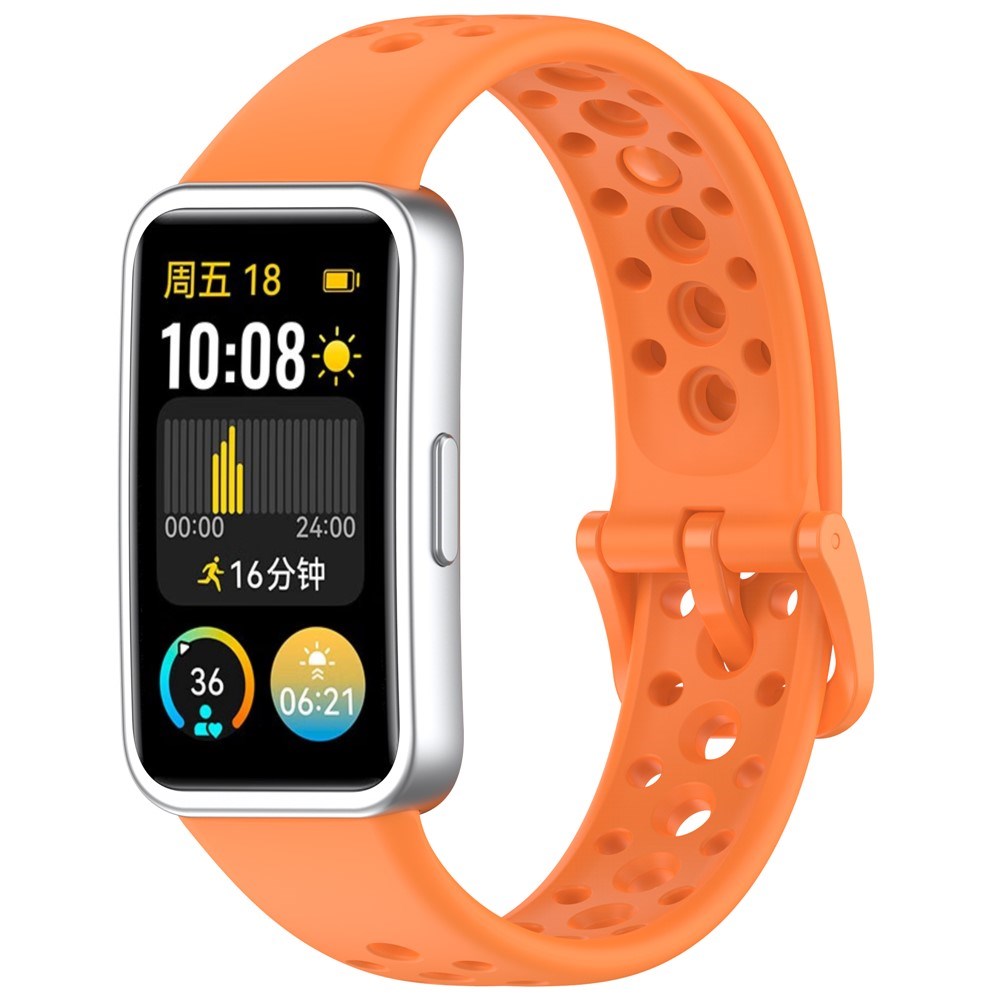 Huawei Band 10 / 9 / 8 EIDERWOOD Silikon Rem – Orange