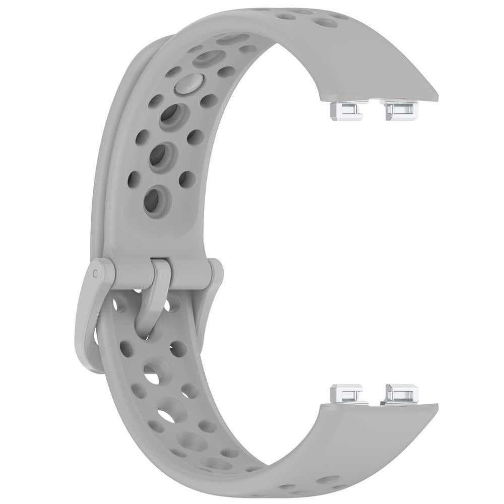 Huawei Band 10 / 9 / 8 EIDERWOOD Silikon Rem – Grå
