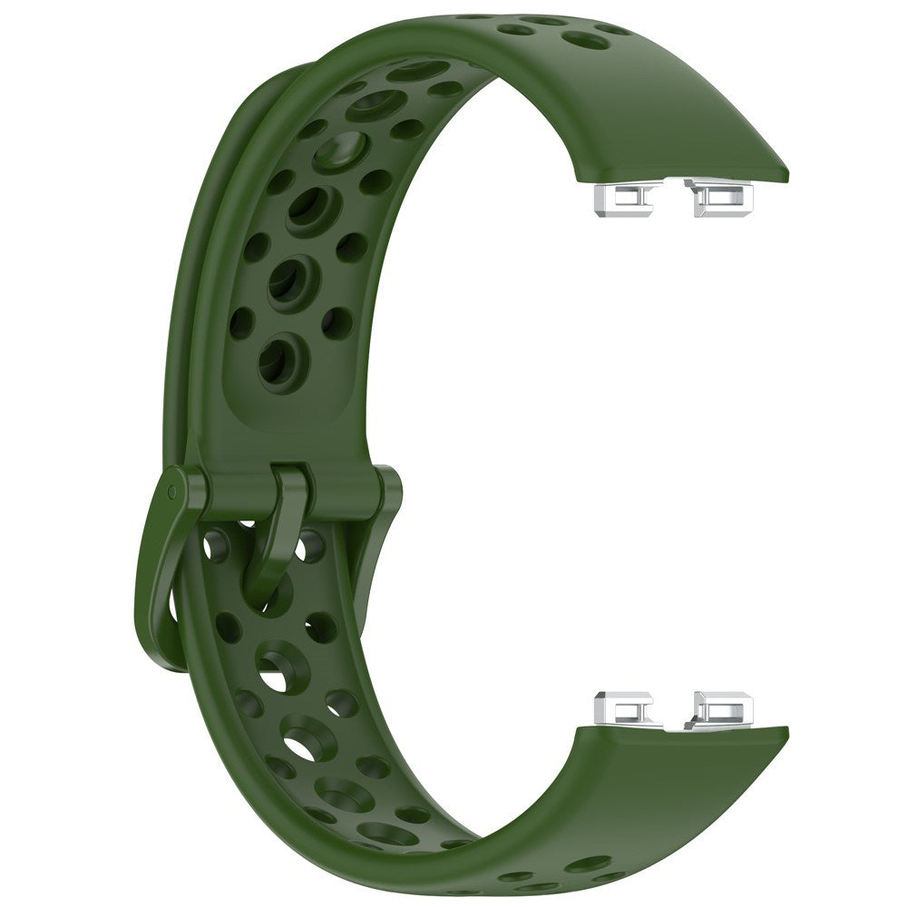 Huawei Band 10 / 9 / 8 EIDERWOOD Silikon Rem – Grön