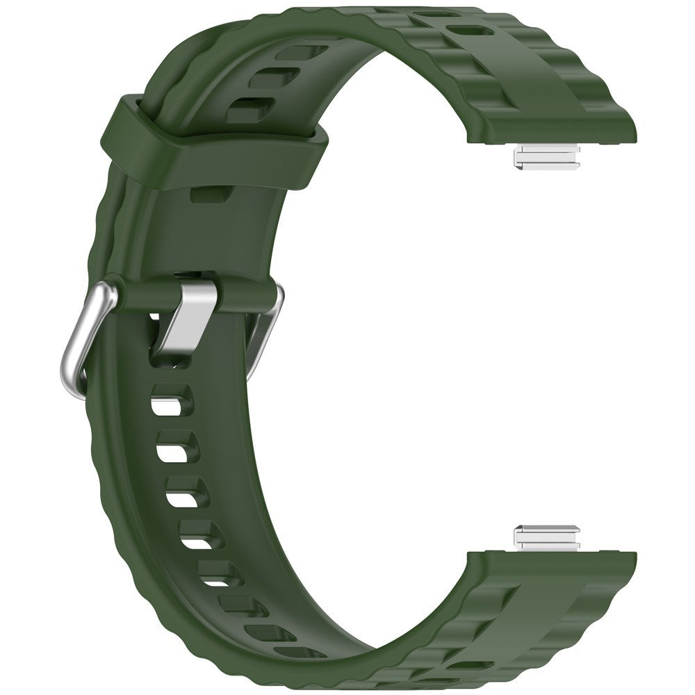 Huawei Watch Fit 5 Pro / 5 / 4 Pro / 4 / 3 EIDERWOOD Silikon Armband - Grön