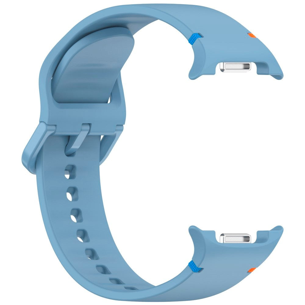 EIDERWOOD Samsung Galaxy Watch 8 / 8 Classic (40 / 44 / 46mm) Silikon Rem m. Söm - Blue