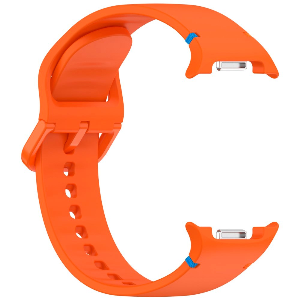 EIDERWOOD Samsung Galaxy Watch 8 / 8 Classic (40 / 44 / 46mm) Silikon Rem m. Söm - Orange