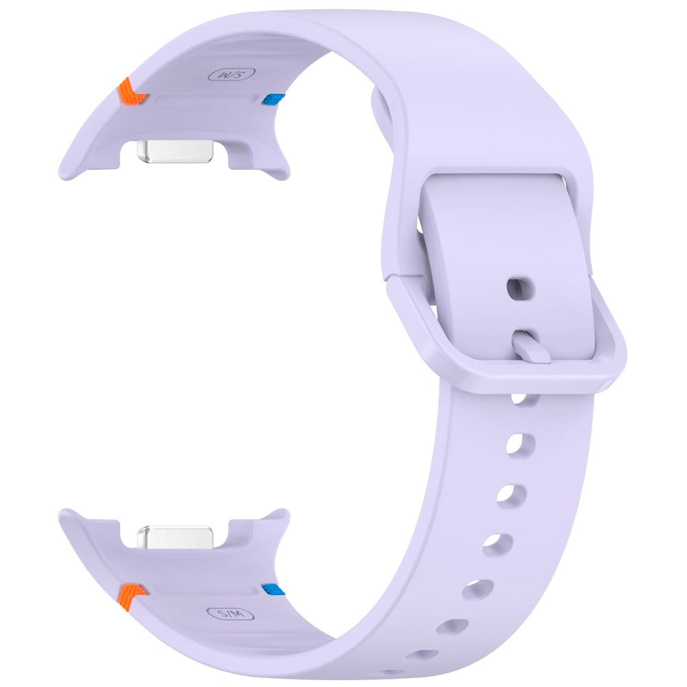EIDERWOOD Samsung Galaxy Watch 8 / 8 Classic (40 / 44 / 46mm) Silikon Rem m. Söm - Purple