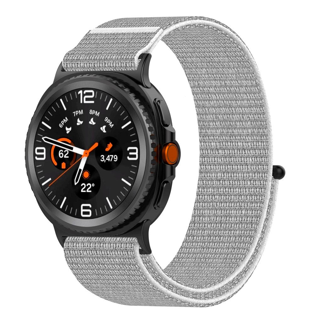 EIDERWOOD Samsung Galaxy Watch 8 / 8 Classic (40 / 44 / 46mm) Nylon Rem - Grå