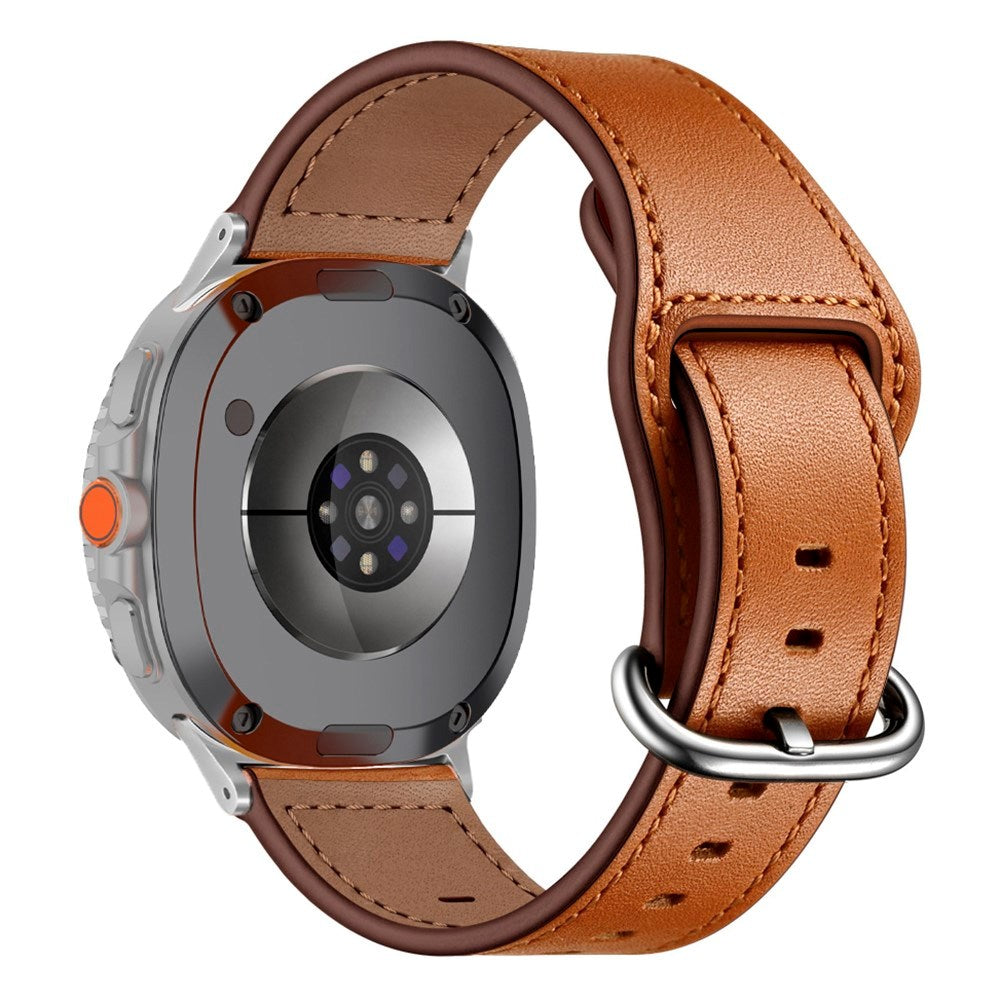 Samsung Galaxy Watch 8 / 8 Classic (40 / 44 / 46mm) Konstläder Rem - Brun