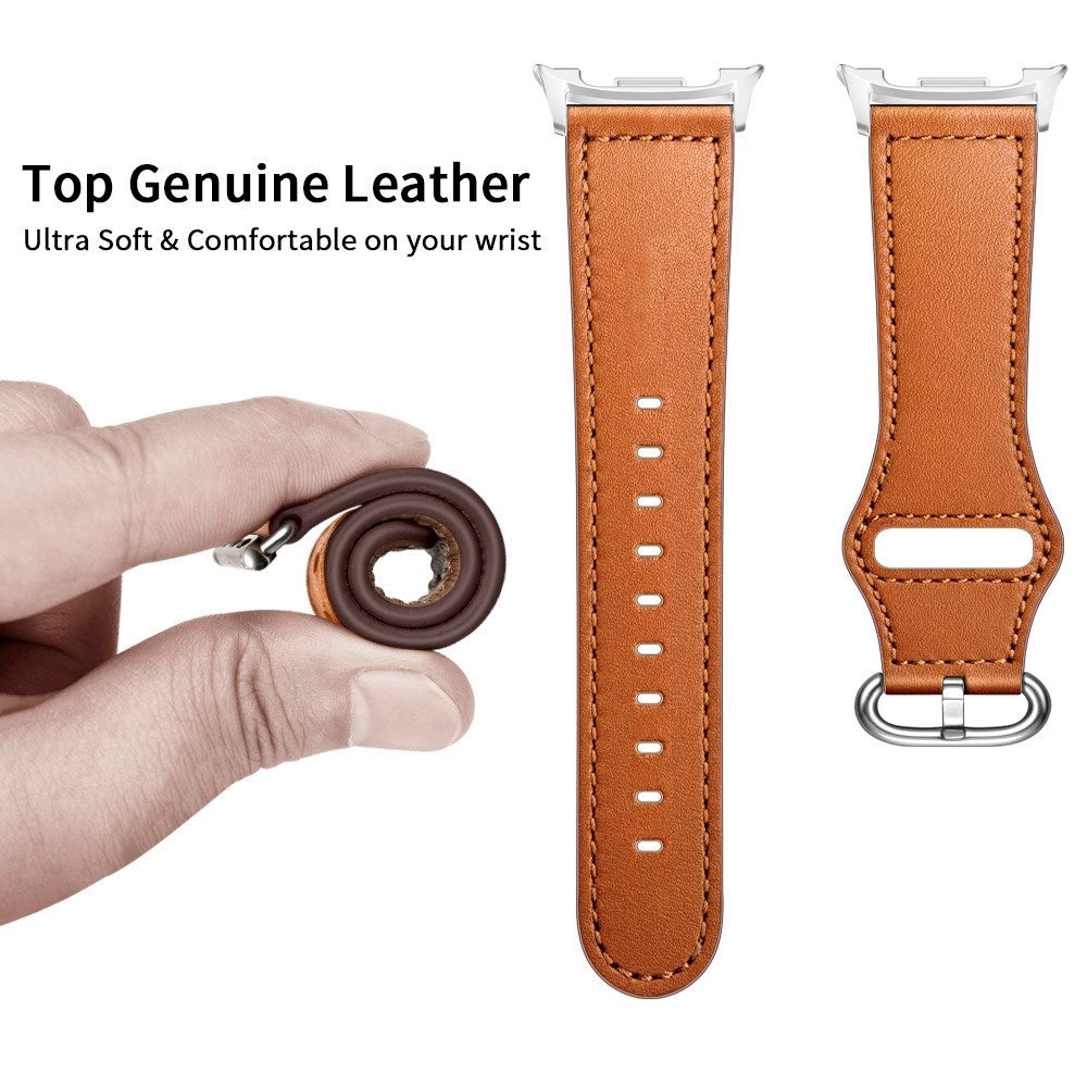 Samsung Galaxy Watch 8 / 8 Classic (40 / 44 / 46mm) Konstläder Rem - Brun